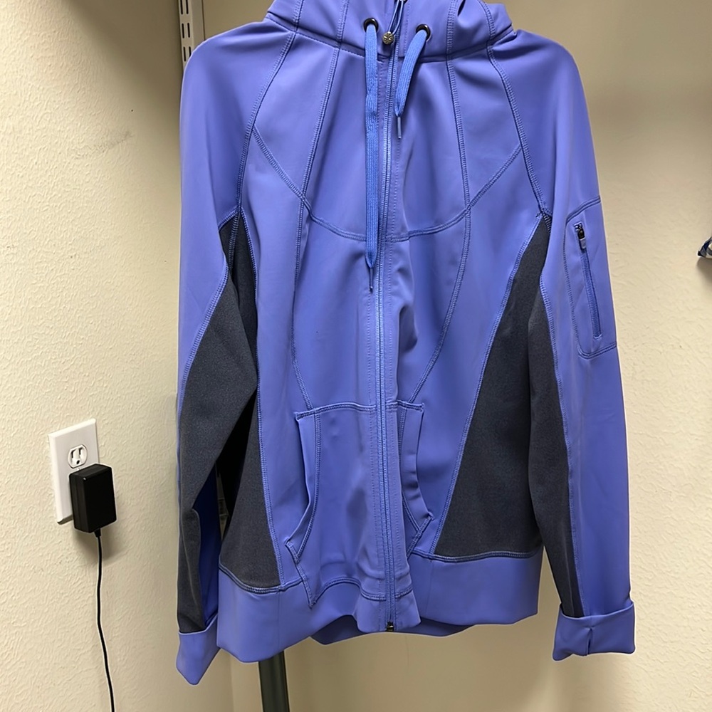 Athleta Periwinkle Zip Hoodie